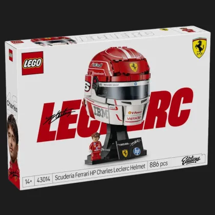 Конструктор LEGO Editions Шолом Шарля Леклера з команди Scuderia Ferrari HP (43014)